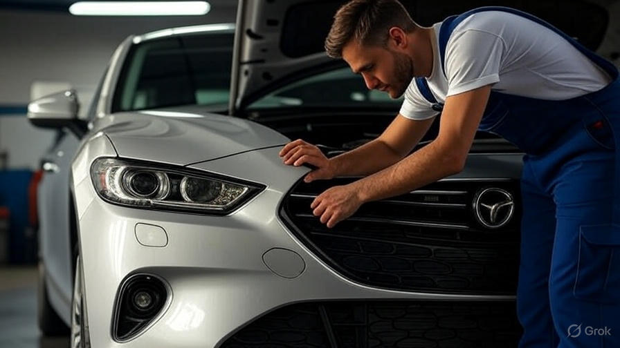 how to change front light on car